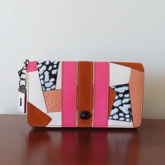 COACH 1941 Varsity Patchwork DINKY crossbody clutch LIMITED edition NWT 54531 LE - Picture 1 of 16